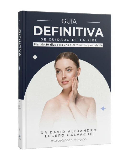 Mockup del eBook 'Guía Definitiva de Cuidado de la Piel